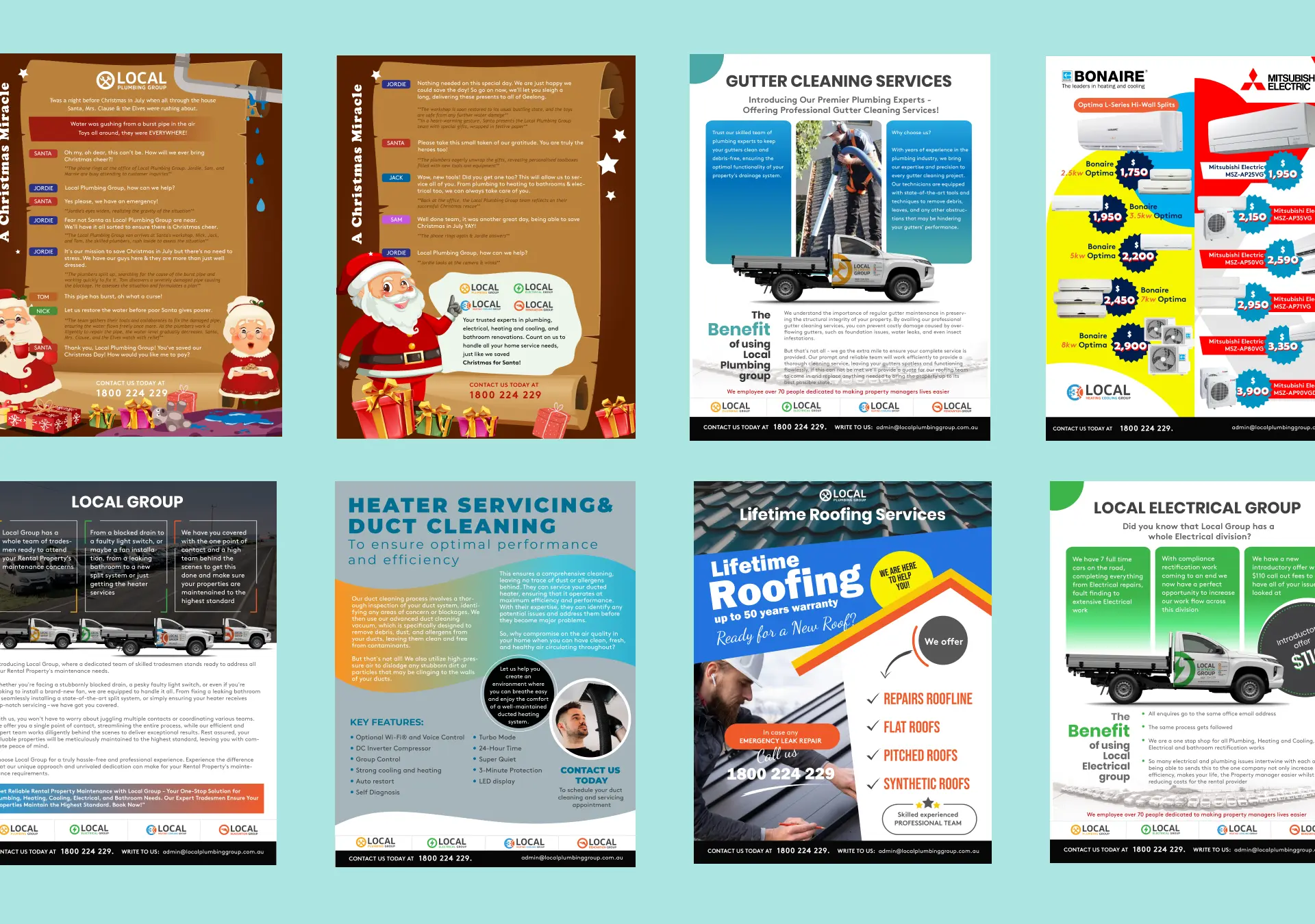 Promotional Flyer, Holiday Flyer, Discount Flyer, Seasonal Flyer Design For Local Plumbing Group