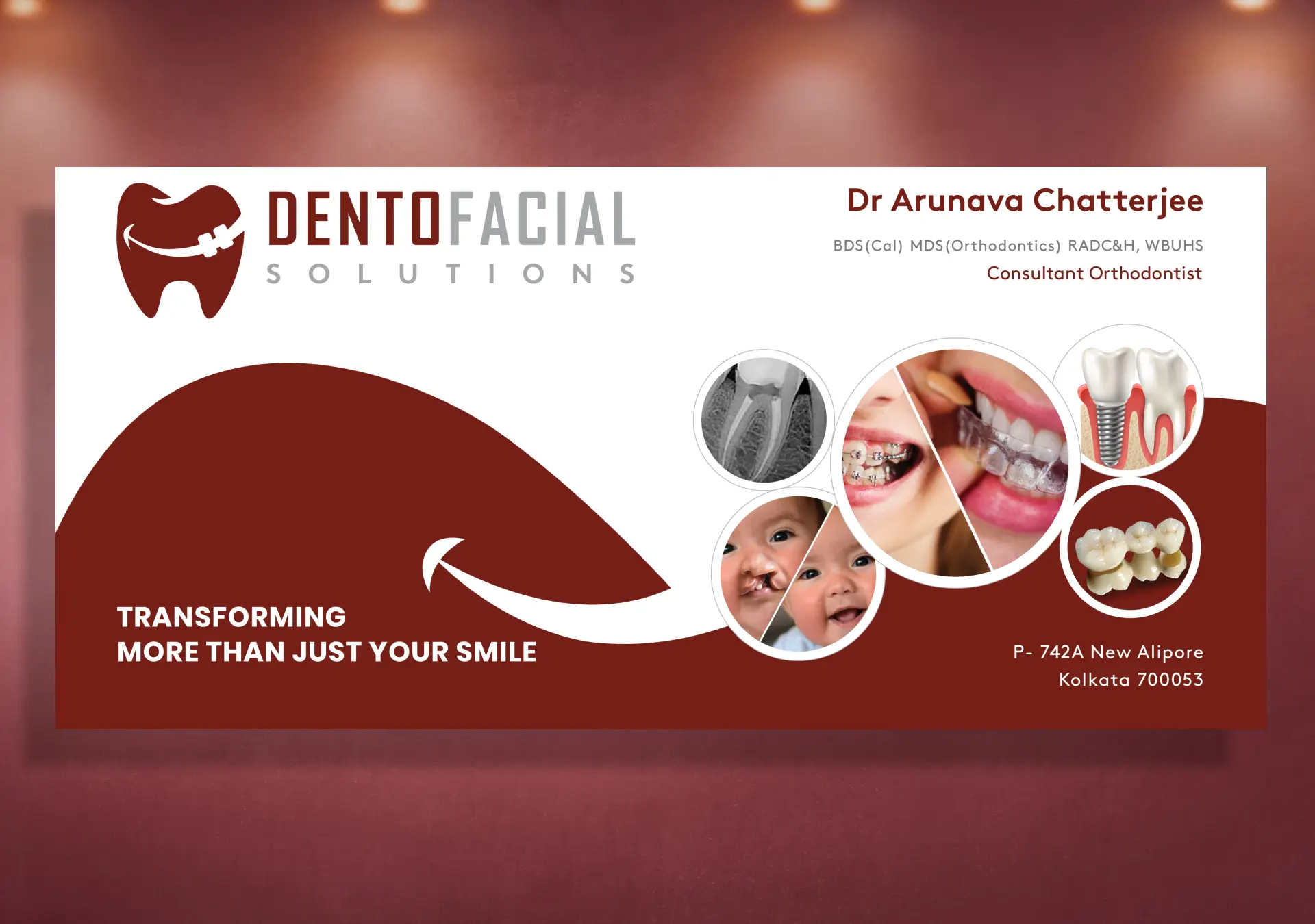 Flex Banner Of Dentofacial- Orhtodontics Clinic