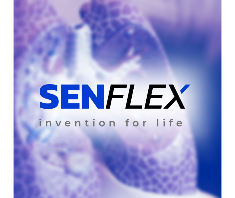 A typography logo designed for SENFLEX
